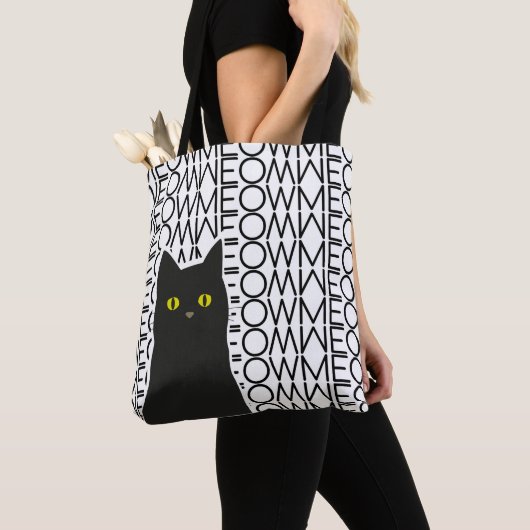 Tote Bag Chat noir (De près)