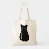 Tote Bag Chat noir, chaton mignon, plaisir spottaculaire (Dos)