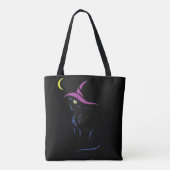 Tote Bag Chat noir d'Halloween (Dos)