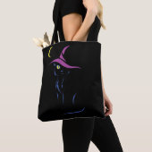 Tote Bag Chat noir d'Halloween (De près)