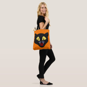 Tote Bag Chat noir d'Halloween