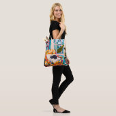 Tote Bag Chat noir dormant sur le canapé (Sur le modèle)