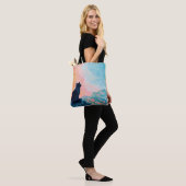 Tote Bag Chat noir drôle dans la nature (Sur le modèle)