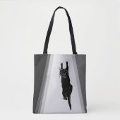 Tote Bag Chat noir Escalade (Devant)