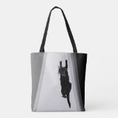 Tote Bag Chat noir Escalade (Dos)