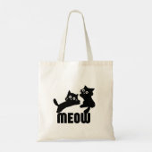 Tote Bag chat noir, maman (Dos)