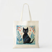 Chat noir mignon dans les tons naturels Cool