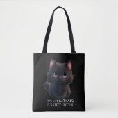 Tote Bag Chat noir moelleux (Devant)