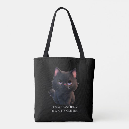 Tote Bag Chat noir moelleux (Dos)