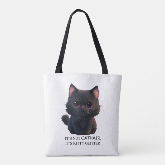 Tote Bag Chat noir moelleux (Dos)