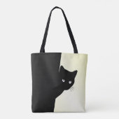 Tote Bag Chat noir Sly Jaune (Dos)