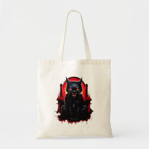 Tote Bag Chat noir Yellow Eyes Chats en colère