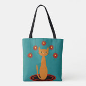 Tote Bag Chat orange (Dos)