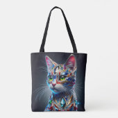 Tote Bag Chat Paré de Bijoux (Dos)