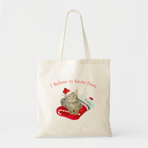 Tote Bag Chat Père Noël de attente