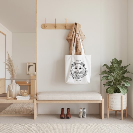 Tote Bag Chat Ragdoll