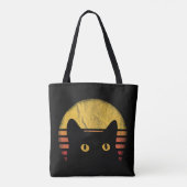 Tote Bag Chat Rétro Vintage (Dos)