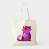 Tote Bag Chat rose (Devant)