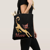 Tote Bag Chat rouge drôle (De près)