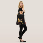 Tote Bag Chat rouge drôle (Sur le modèle)