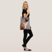 Tote Bag Chat Siamais 613 (Sur le modèle)