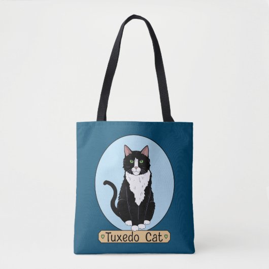 Tote Bag Chat Smoking (Devant)