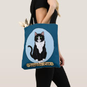 Tote Bag Chat Smoking (De près)