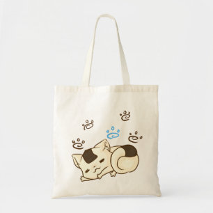 Tote Bag Chat somnolent Fourre-tout d'Onigiri
