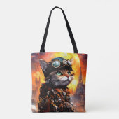 Tote Bag Chat Steampunk II (Dos)