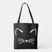 Tote Bag Chat sucré Kitten visage (Dos)