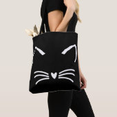 Tote Bag Chat sucré Kitten visage (De près)