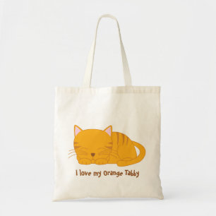 Tote Bag Chat Tabby Orange Dormant