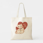 Tote Bag Chat Tabby Tout Mon Amour (Dos)