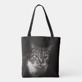 TOTE BAG CHAT TABLEAU D'ARGENT (Dos)