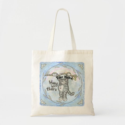 Tote Bag Chat, Tiens Bon (Devant)