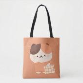 Tote Bag Chat Tortie Sleepy (Devant)