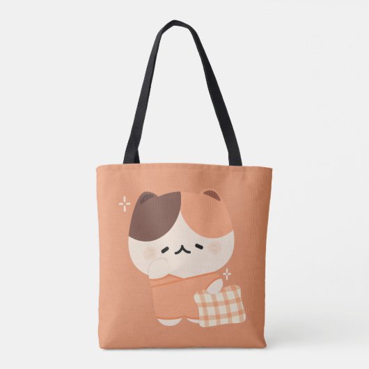 Tote Bag Chat Tortie Sleepy (Dos)