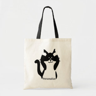 Tote Bag Chat Tuxedo Mignon se Couvrant les Oreilles Person