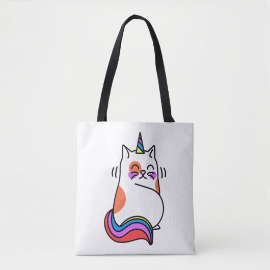 Tote Bag Chat Unicorn (Devant)