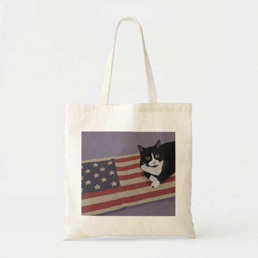 Tote Bag Chat USA (Devant)