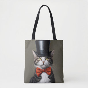 Tote Bag Chat victorien