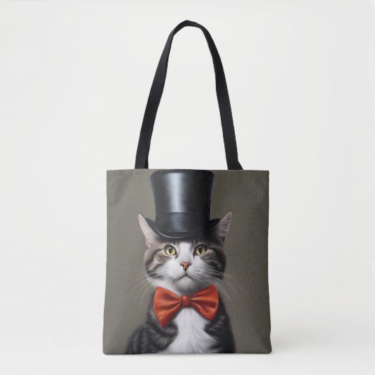 Tote Bag Chat victorien (Devant)