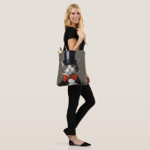 Tote Bag Chat victorien (Sur le modèle)