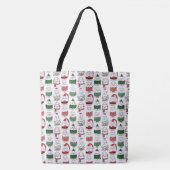 Tote Bag Chat X-mas mignon et drôle (Devant)
