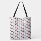 Tote Bag Chat X-mas mignon et drôle (Dos)