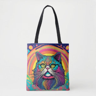 Tote Bag Chat zen moderne
