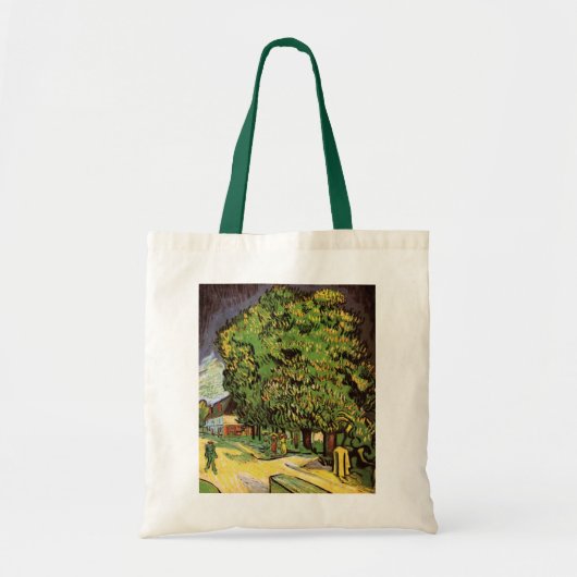 Tote Bag Châtaigniers en fleurs par Vincent van Gogh (Devant)