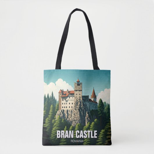 Tote Bag Château de Bran Roumanie (Devant)