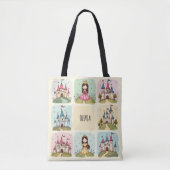Tote Bag Château de conte de fées adorable & dessins de pri (Devant)