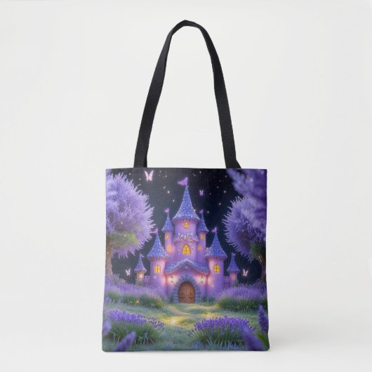 Tote Bag Château de Fairy de la Lavande Cachée Grove (Devant)